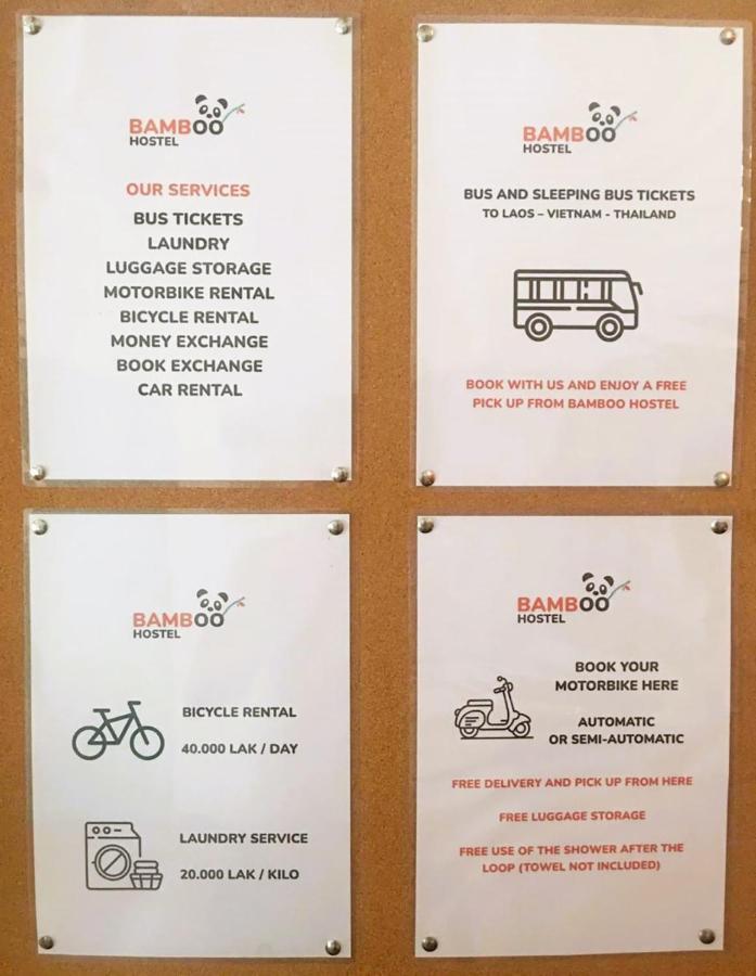 תאקהק Bamboo Hostel מראה חיצוני תמונה